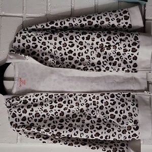 Cat&Jack hooded leopard print sweater